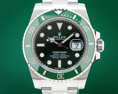 rolex watch green hulk